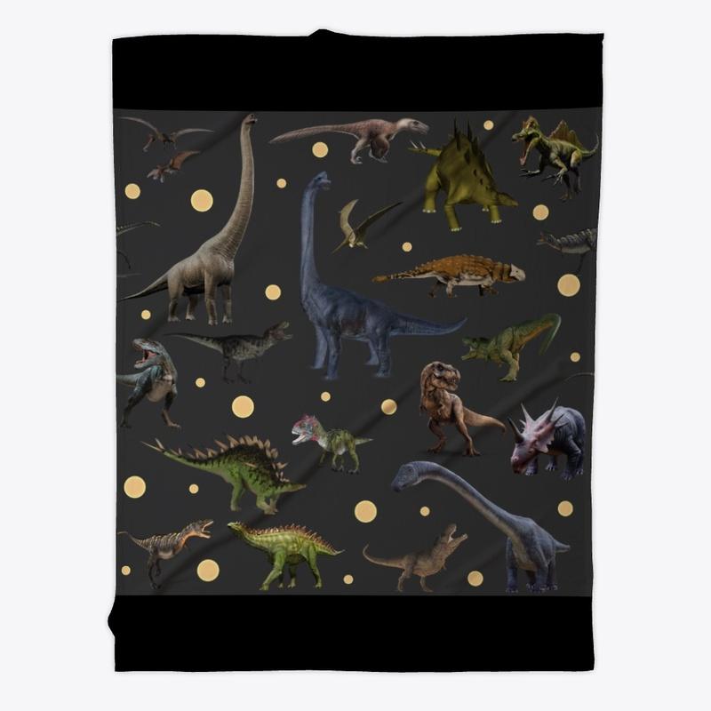 65 MCMLXV Prehistoric Dinosaur Pattern